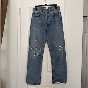 AGOLDE 90s Pinch Waist High Rise Straight Jeans